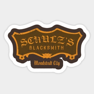 Schulz's Blacksmith Sticker